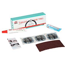 TT 13 Zestaw łatek do naprawy opon rowerów szosowych, dętkowych i bezdętkowych  