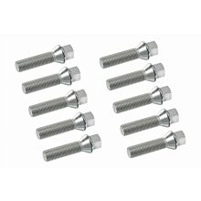 Śruba mocująca M14x1,5, gwint 45mm, stożek, klucz 17 10 szt.