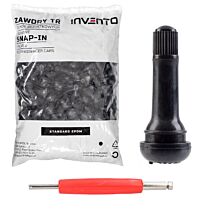 Wentyl Bezdętkowy Zawory TR414 100szt + Wkrętak