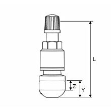 Zawory 2szt do czujników TPMS OEM Beru/Huf L=48mm