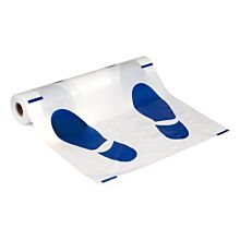 Dywaniki ochronne foliowe na rolce, nadruk stopki, 250 szt.