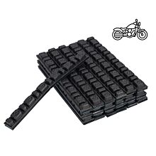 Ciężarki klejone 2,5g + 5g ołów Czarny 45g do felg motocyklowych, skuterów