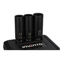 Zestaw nasadek udarowych INVENTO 1/2" 17, 19, 21 mm