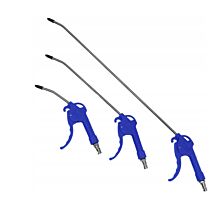 Zestaw 3 pistoletów do przedmuchiwania powietrzem Dysze 100/300/500 mm Uchwyt z tworzywa