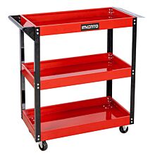 Wózek warsztatowy narzędziowy (szafka mobilna) z 3 półkami, udźwig 140 kg