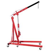 Żuraw warsztatowy składany 2 t, z podwójną pompą 