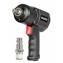 Pneumatyczny klucz udarowy 1/2” INVENTO, 1600 Nm + zestaw nasadek do felg aluminiowych