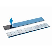 Ciężarek klejony srebrny kwadrat 5g stalowy pasek