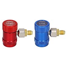 Zestaw szybkozłączy serwisowych konektorów HP + LP R134a M14x1,5