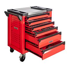 Wózek warsztatowy Invento 220 elementów, 6 szuflad